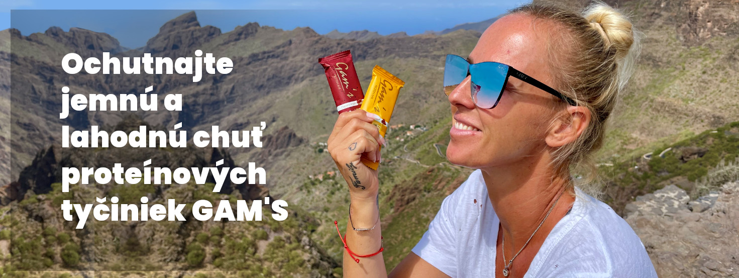 Proteínové tyčinky Gam´s protein bar, Zuzana Belohorcová