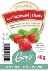 Lyofilizované jahody - plátky 40g