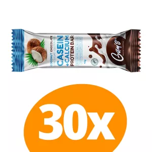 Gam´s kaseinová tyčinka s vápníkem - kokos + čokoláda 40g (30ks)