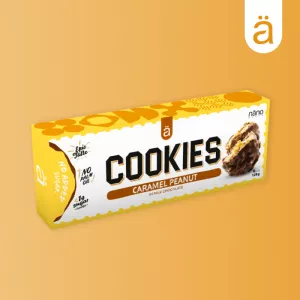 Näno Supps Protein Cookies  s karamelem a arašídy v mléčné polevě 128 g