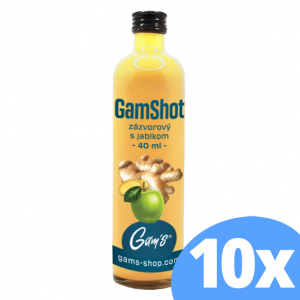 GamShot zázvorový s jablkom 40ml -10ks