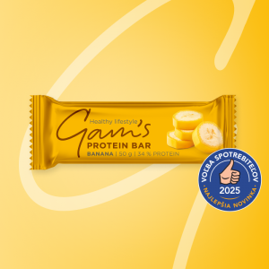 GAM’S PROTEIN TYČINKA BANANA 50g