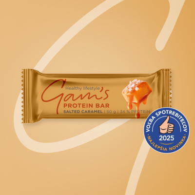GAM’S PROTEIN TYČINKA SALTED CARAMEL 50g