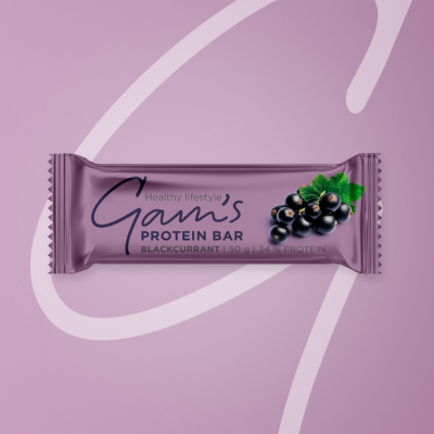 GAM’S PROTEIN TYČINKA BLACKCURRANT 50g