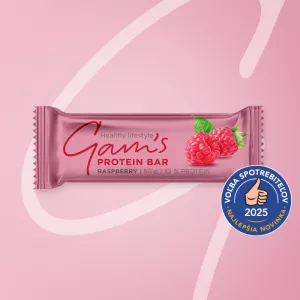 GAM’S PROTEIN TYČINKA RASPBERRY 50g