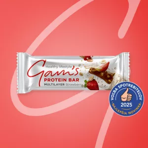 GAM’S MULTILAYER PROTEIN TYČINKA STRAWBERRY 50g