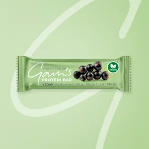 GAM’S VEGAN PROTEIN TYČINKA BLACKCURRANT 40g