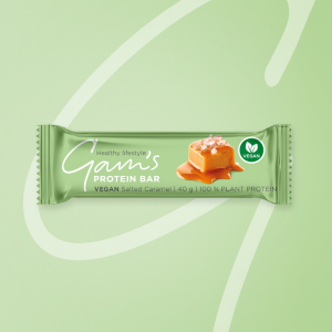 GAM’S VEGAN PROTEIN TYČINKA  SALTED CARAMEL 40g