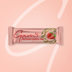 GAM’S PROTEIN CEREAL TYČINKA STRAWBERRY29g