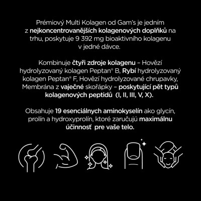 GAM’S MULTI COLLAGEN STRAWBERRY 30 ks