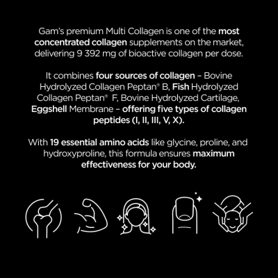 GAM’S MULTI COLLAGEN STRAWBERRY 30 ks