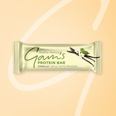 GAM’S PROTEIN TYČINKA VANILLA 50g 5 ks