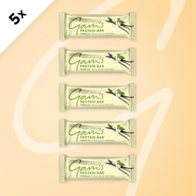 GAM’S PROTEIN TYČINKA VANILLA 50g 5 ks