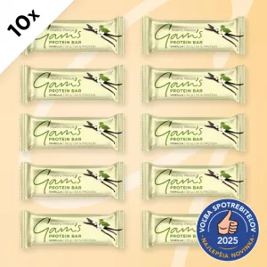 GAM’S PROTEIN TYČINKA VANILLA 50g 10 ks