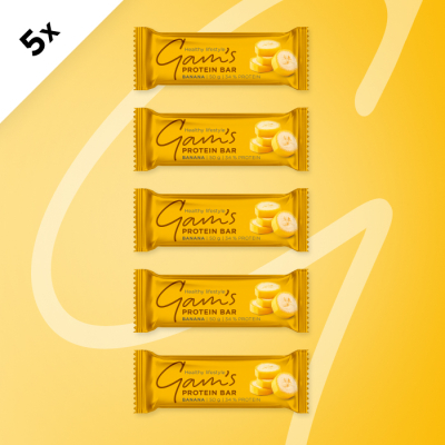 GAM’S PROTEIN TYČINKA BANANA 50g 5 ks