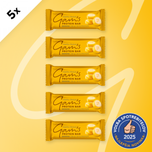 GAM’S PROTEIN TYČINKA BANANA 50g 5 ks