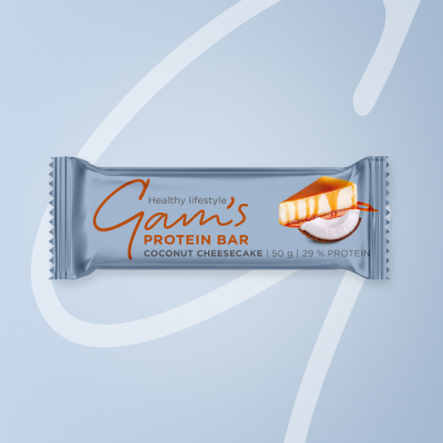 GAM’S PROTEIN TYČINKA COCONUT CHEESECAKE 50g 10 ks