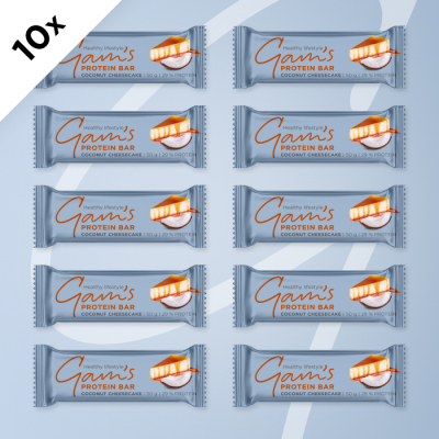 GAM’S PROTEIN TYČINKA COCONUT CHEESECAKE 50g 10 ks