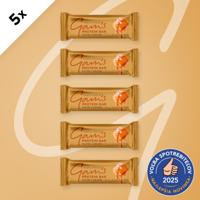 GAM’S PROTEIN TYČINKA SALTED CARAMEL 50g 5 ks