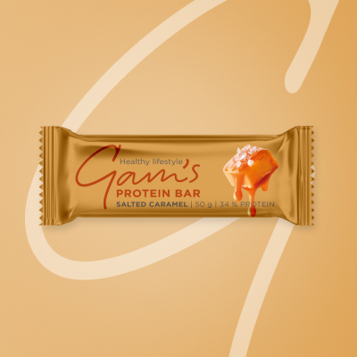 GAM’S PROTEIN TYČINKA SALTED CARAMEL 50g 10 ks