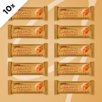 GAM’S PROTEIN TYČINKA SALTED CARAMEL 50g 10 ks