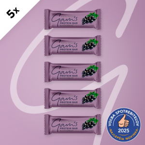 GAM’S PROTEIN TYČINKA BLACKCURRANT 50g 5 ks