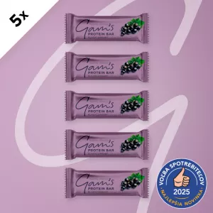 GAM’S PROTEIN TYČINKA BLACKCURRANT 50g 5 ks