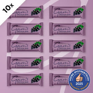 GAM’S PROTEIN TYČINKA BLACKCURRANT 50g 10 ks