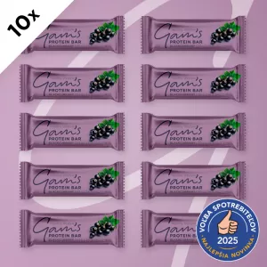 GAM’S PROTEIN TYČINKA BLACKCURRANT 50g 10 ks