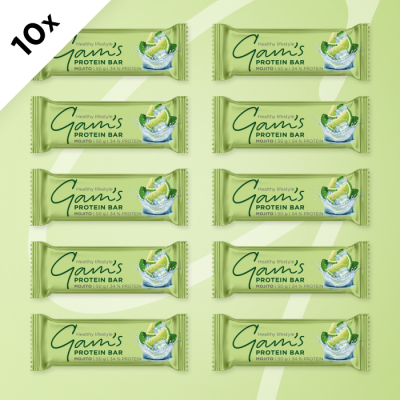 GAM’S PROTEIN TYČINKA MOJITO 50g 10 ks
