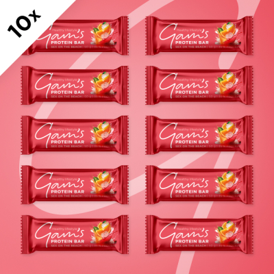 GAM’S PROTEIN TYČINKA SEX ON THE BEACH 50g 10 ks