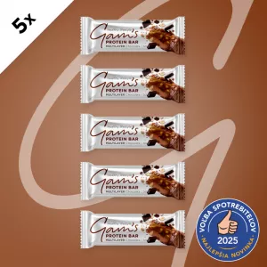 GAM’S MULTILAYER PROTEIN TYČINKA CHOCOLATE 50g 5 ks