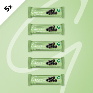 GAM’S VEGAN PROTEIN TYČINKA BLACKCURRANT 40g 5 ks