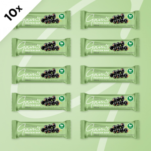 GAM’S VEGAN PROTEIN TYČINKA BLACKCURRANT 40g 10 ks