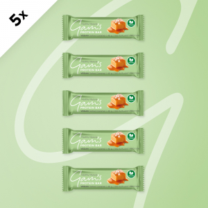 GAM’S VEGAN PROTEIN TYČINKA  SALTED CARAMEL 40g 5 ks