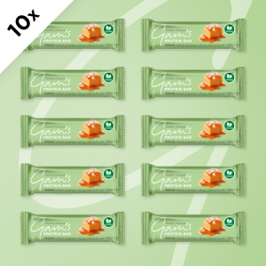 GAM’S VEGAN PROTEIN TYČINKA  SALTED CARAMEL 40g 10 ks