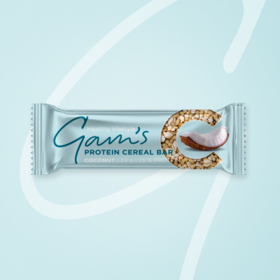GAM’S PROTEIN CEREAL TYČINKA COCONUT 29g 10 ks