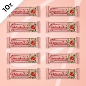 GAM’S PROTEIN CEREAL TYČINKA STRAWBERRY 29g 10 ks