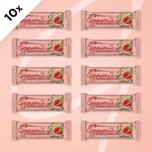 GAM’S PROTEIN CEREAL TYČINKA STRAWBERRY 29g 10 ks
