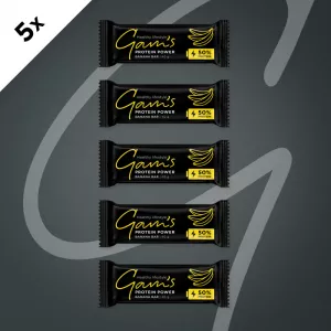 GAM’S PROTEIN POWER TYČINKA BANANA 40g 5 ks