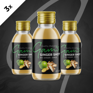 Gam's Ginger Shot Jablko a Citron 60 ml 3 ks