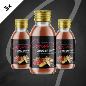 Gam's Ginger Shot Brusinka 60ml 3 ks