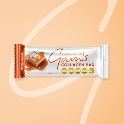 GAM’S COLLAGEN TYČINKA SALTED CARAMEL 50 g 10 ks
