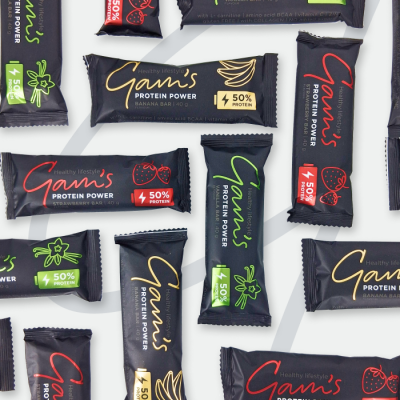  GAM’S PROTEIN POWER TYČINKY 40 g – MULTIPACK 24 ks