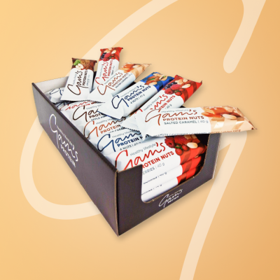  GAM’S NUTS PROTEIN TYČINKY 40 g – MULTIPACK 24 ks