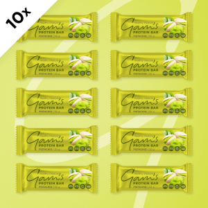 GAM’S PROTEIN TYČINKA PISTACHIO 50g 10 ks