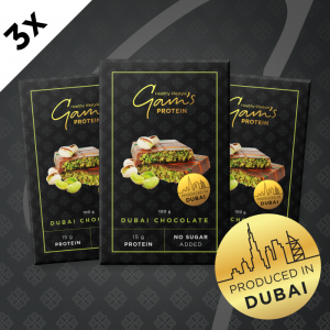 GAM’S PROTEÍN DUBAI ČOKOLÁDA PISTÁCIA 100g - 3 ks