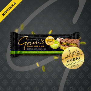 GAM’S PROTEIN DUBAI TYČINKA KADAIF S PISTÁCIEMI 60 g