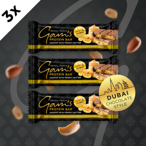 GAM’S PROTEIN DUBAI TYČINKA KADAIF S ARAŠIDOVÝM MASLOM 60 g - 3 ks