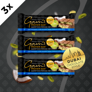 GAM’S PROTEIN DUBAI TYČINKA KADAIF S PISTÁCIAMI A KOKOSOM 60 g - 3 ks